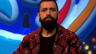 جنجال جدید محسن افشانی / با یک کفن دوباره خبرساز شد! (+فیلم)