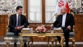 دیدار رئیس اقلیم کردستان با قالیباف