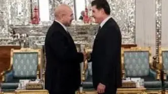 دیدار بارزانی با قالیباف در بهارستان