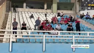 علیرضا بیرانوند در انتظار سوت پایان و جشن قهرمانی تراکتور