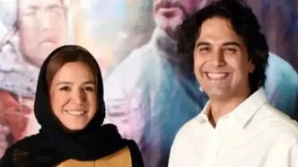 ستاره پسیانی و همسر خوش‌تیپش پاشا رستمی برای اولین بار در مقابل دوربین!