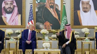 اقدام جنجالی ترامپ در مقابل چشمان بن سلمان