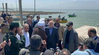 بازدید نظارتی قالیباف ازجزیره آشوراده تنها جزیره ایرانی دریای خزر