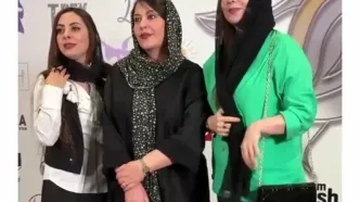رویا میرعلمی، نازنین بیاتی، گیتی قاسمی و سمیرا حسینی در شب جشن بازیگر/ویدیو