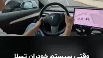 ببینید؛ چگونه خودرو تسلا با خطای سیستم خودران موجب تصادف شد