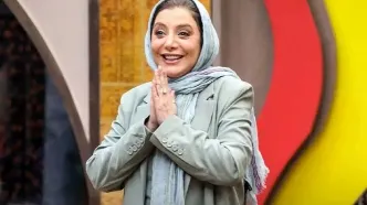 رویا میرعلمی با کت سرخابی درخشید/ عکس