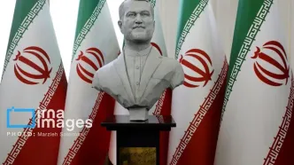 رونمایی از سردیس شهید امیرعبداللهیان در وزارت خارجه