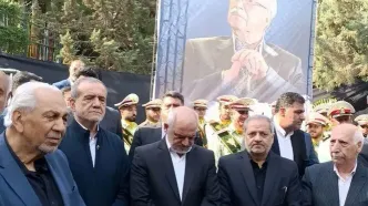 مراسم تشییع پیکر رئیس مجمع خیران مدرسه‌ساز کشور برگزار شد