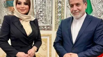 «سیندرلای فلسطین» در تهران؛ مصاحبه مجری مشهور عرب با عباس عراقچی/ ویدئو