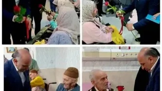 بازدید مدیرعامل بیمه دی از تنها مرکز نگهداری والدین شهدای کشور در مشهد