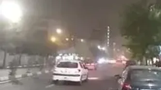 آغاز گردوخاک در تهران + فیلم