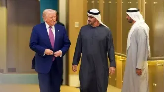 ترامپ به مسجد شیخ زائد در امارات رفت