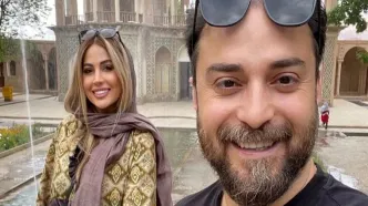شیرازگردی متفاوت همسر بابک جهانبخش در بازار وکیل!