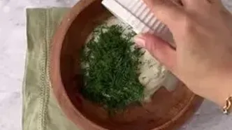 سالاد سیب‌زمینی سبز