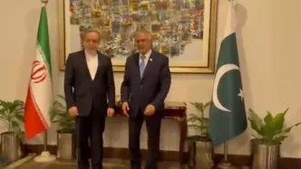 دیدار رسمی وزیران خارجه ایران و پاکستان