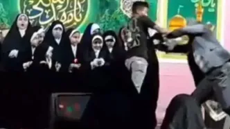 حمله پسر نوجوان با چاقو به مجری برنامه در نجف‌آباد