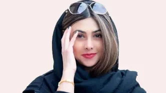 جذابترین عکس از آزاده صمدی با میکاپ خاص و انگشتری عجیب !