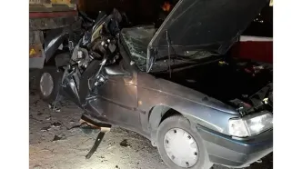 تصادف مرگبار کرمان 5 کشته و 4 مجروح بر جا گذاشت / یک مامور کلانتری در صحنه تصادف کشته شد