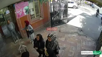 سرقت خشن دستبند طلا از زن جوان/فیلم