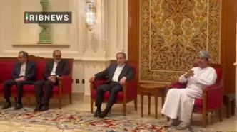 ببینید؛ استقبال مقامات عمان از عراقچی
