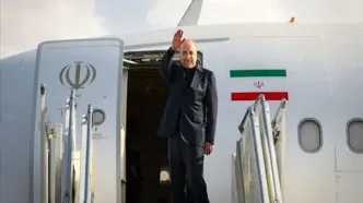 قالیباف و هیات پارلمانی ایران وارد تهران شدند