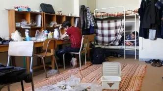 ریزش سقف اتاق خوابگاه در ایام امتحانات | در خوابگاه دانشگاه تهران اتفاق افتاد