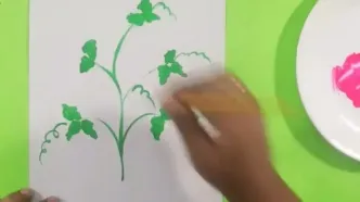 نقاشی کودکانه/درخت انگور بکشیم