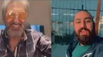 دابسمش جالب احسان علیخانی و بازیگران جوکر