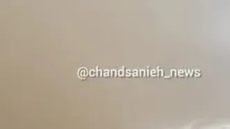 لحظه ورود طوفان گردوخاک به قم + فیلم