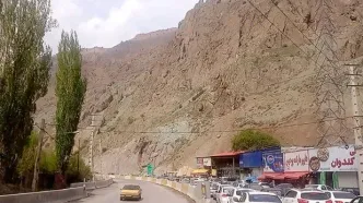 ترافیک سنگین در محورهای چالوس و هراز