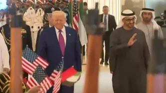 استقبال «محمد بن زاید» از «ترامپ» در ابوظبی