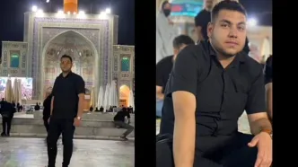 درگذشت حیدر حبیبی جوان ورزشکار مشهدی / تصادف پژو با نرده های کنار خیابان