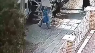فیلم لحظه ربودن یک روحانی در ایرانشهر