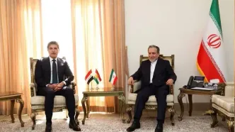 دیدار رئیس اقلیم کردستان عراق با عراقچی