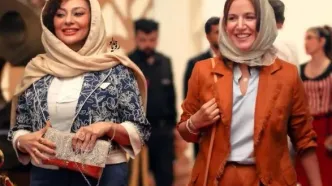 یکتا ناصر و ستاره پسیانی در اکران «کوکتل مولوتف»