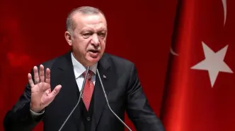 رفتار زشت و عجیب اردوغان با رئیس جمهور فرانسه!
