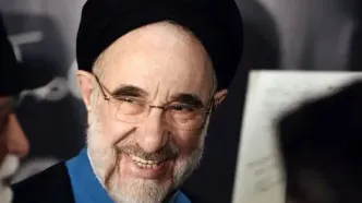 رونمایی از «زیبا صدایم کن» با حضور خاتمی، نگاه‌ها را به خود جلب کرد!