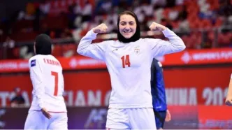 بازیکن ایران خانم گل فوتسال آسیا شد
