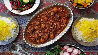 خورش ترشی گورما؛‌ عذای مجلسی اردبیلی‌ها