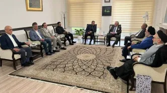 عکس| دیدار جمعی از پیشکسوتان پرسپولیس و تیم ملی با سید محمد خاتمی