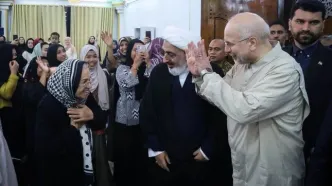 تصاویر: حضور قالیباف برای شرکت در نماز جمعه، مسجد استقلال جاکارتا