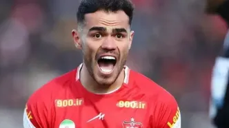 گل زیرکانه اورونوف برای پرسپولیس به هوادار +فیلم