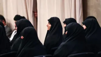 عکسی از جمیله علم الهدی در بیت رهبری