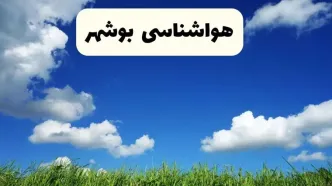 خبر فوری هواشناسی بوشهر ۱۷ اردیبهشت اعلام شد | پیش بینی وضعیت آب و هوا بوشهر فردا چهارشنبه ۱۷ اردیبهشت ماه ۱۴۰۴