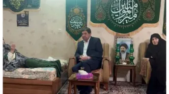 دیدار مخبر و مادر شهید رئیسی+ عکس