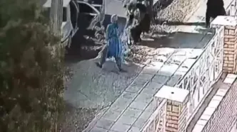 فیلم لحظه ربودن یک روحانی در ایرانشهر