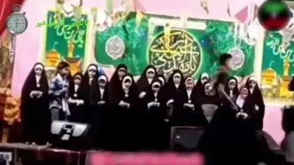 لحظه وحشتناک حمله با یک جون به جشن میلاد امام رضا(ع)