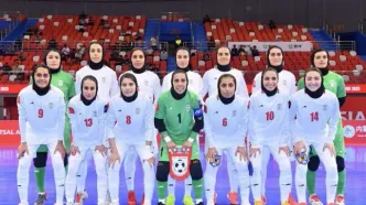 ببینید | خوشحالی دختران فوتسال ایران پس از صعود به جام جهانی