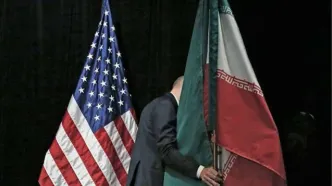 انتظار خبرنگاران رسانه های غربی در مقابل محل برگزاری مذاکرات