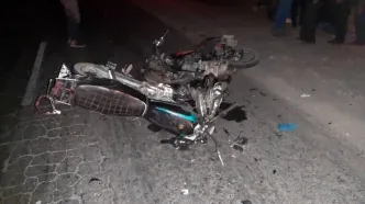 ۳ فوتی بر اثر تصادف دو موتور سیکلت در جاده اوز به خنج